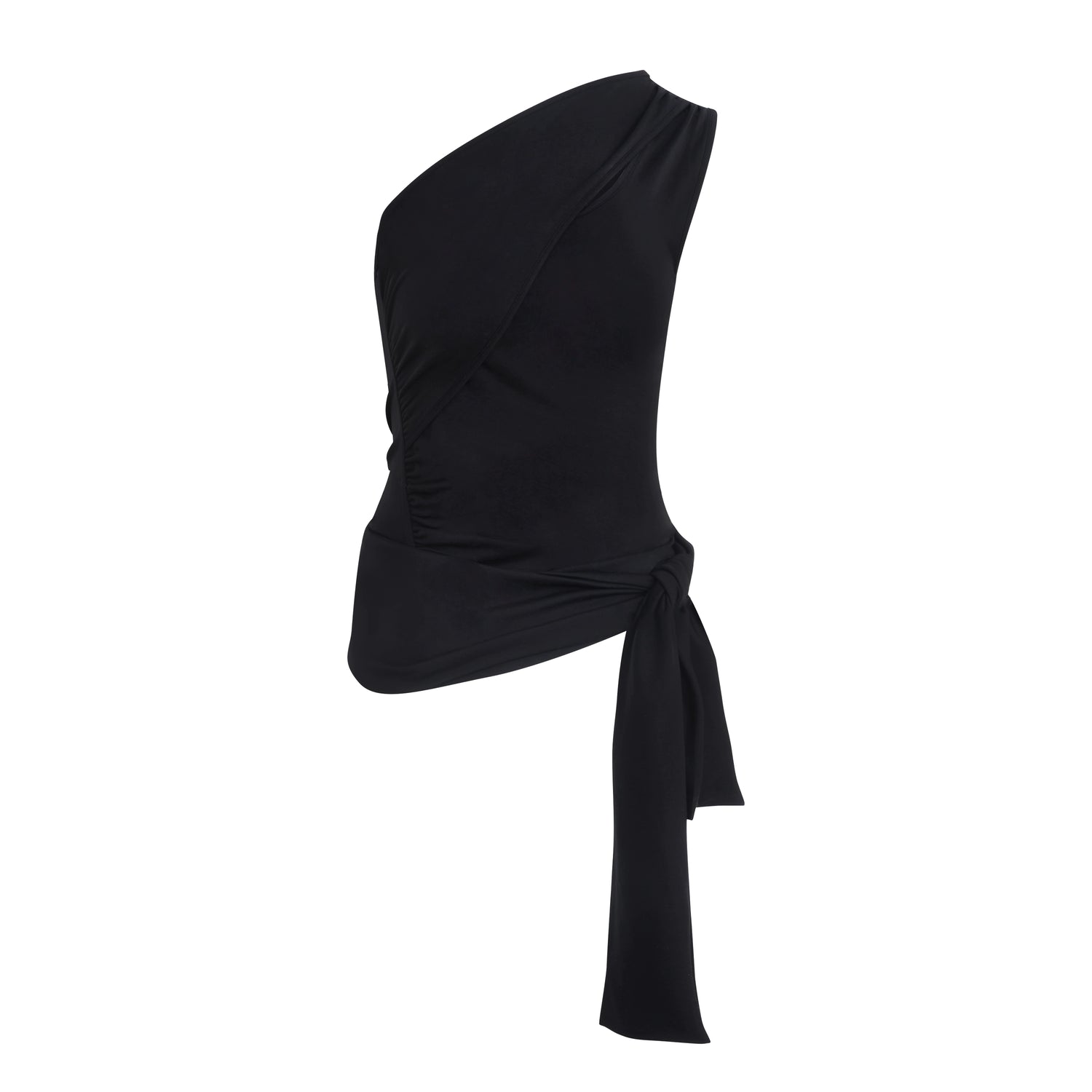 Irregular Slanted Single Shoulder Vest