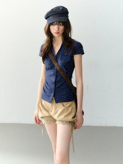 Slim Fit Pocket Short Sleeve Shirt