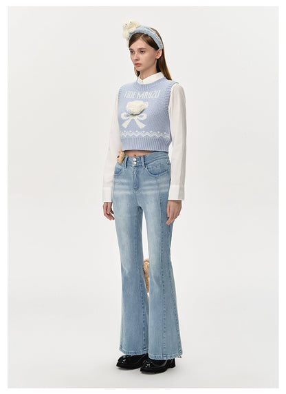 Fuzzy Jacron Jeans