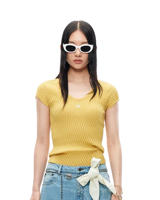 Bailey U-Neck  Knit Tee