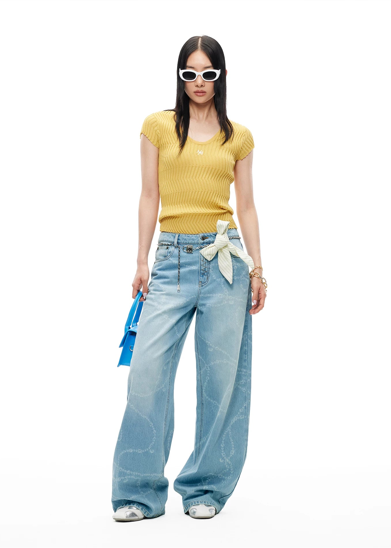 Bailey U-Neck  Knit Tee