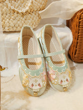 "Cat Bell" Embroidered Flat Kids&