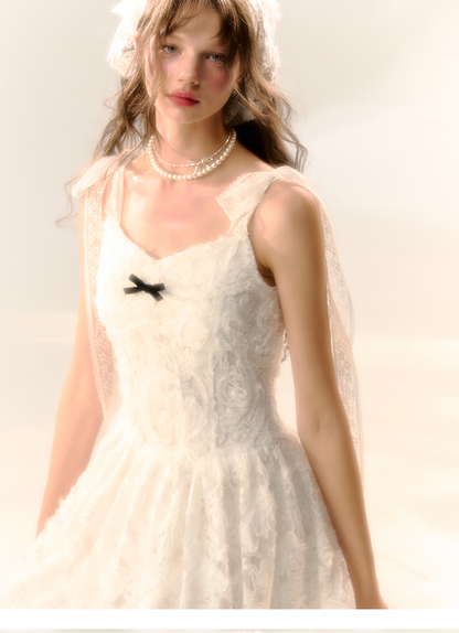 White Lace Dress - CHINASQUAD