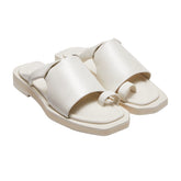 Thick-soled Leather Sandals - CHINASQUAD