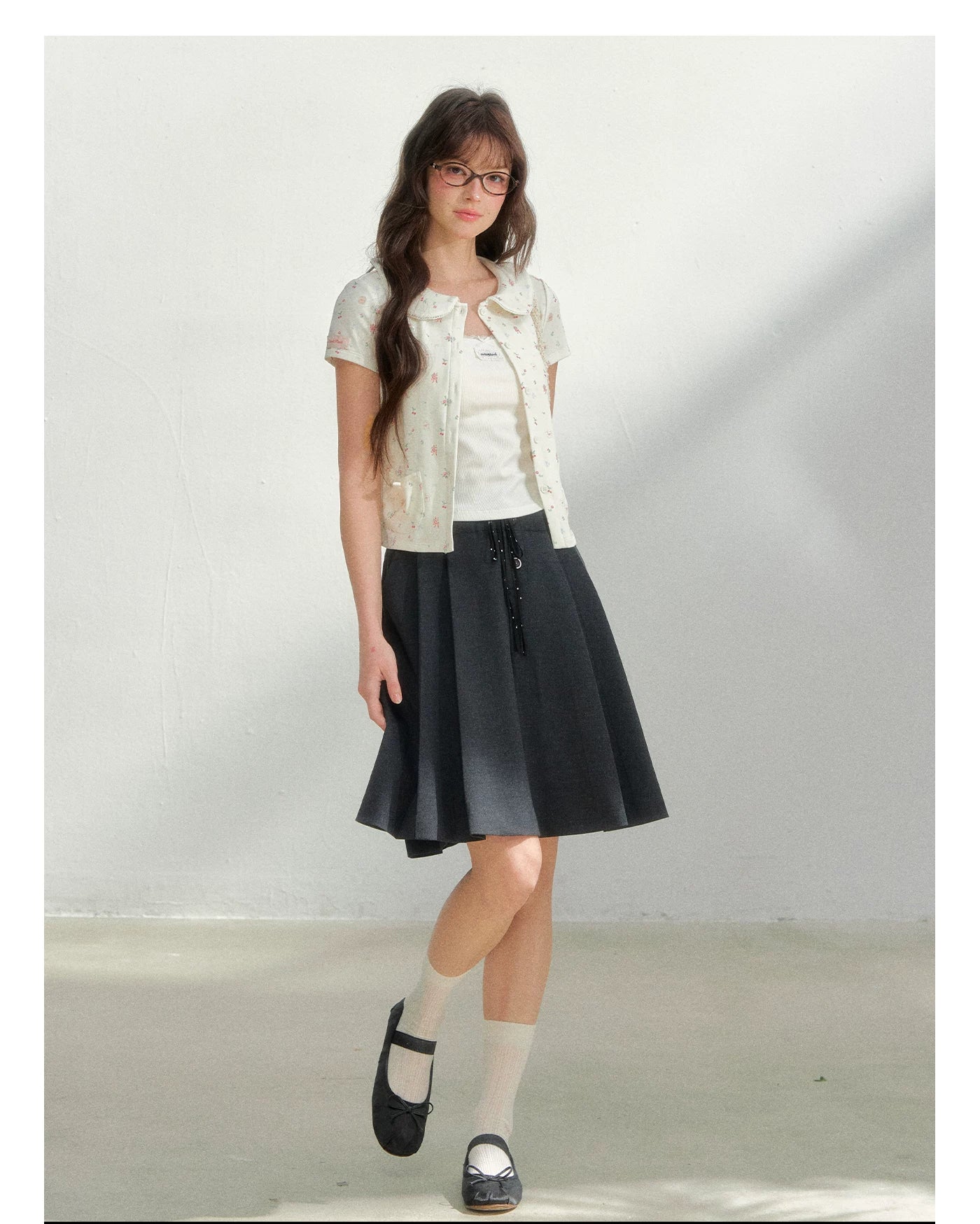 Summer Soliloquy Doll Collar Short Sleeve Tee