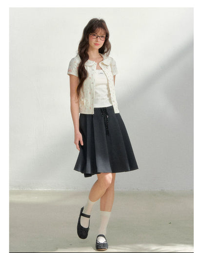 Summer Soliloquy Doll Collar Short Sleeve Tee