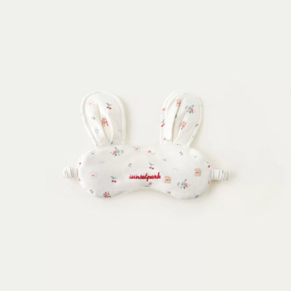 Vintage Hand-Drawn Floral Sleep &amp; Hair Accessory Set