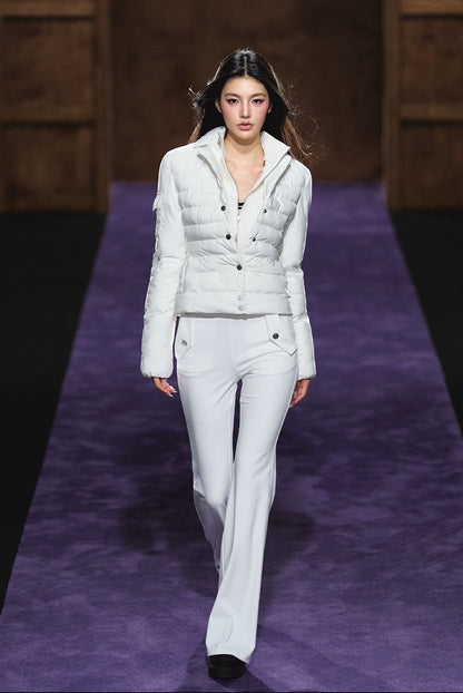 High-Waist Flared Stretch Yoga Pants