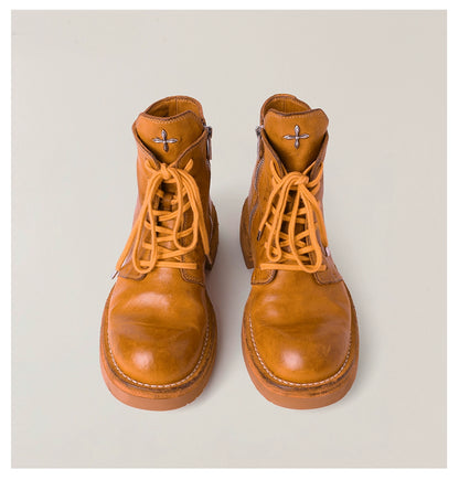 RAGE Origin Goodyear Horsehide Moto Boots