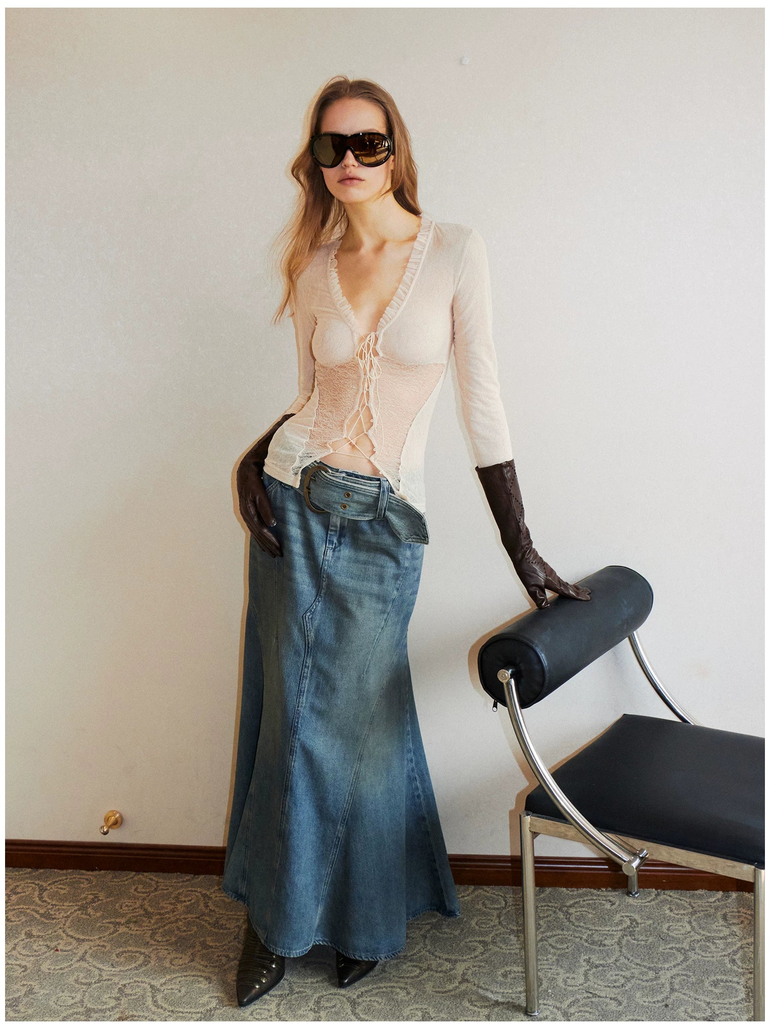 Mesh Panel Drawstring Base Layer