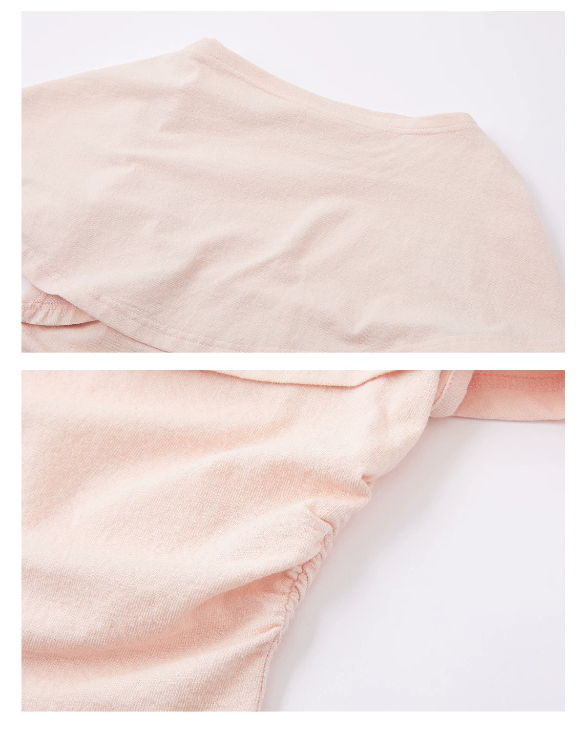 Layered Cape-Effect Slim-Fit Top