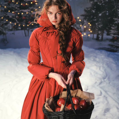 French Tailored Longline Down Coat