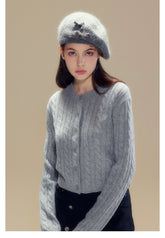 Wool Knit Beret - CHINASQUAD