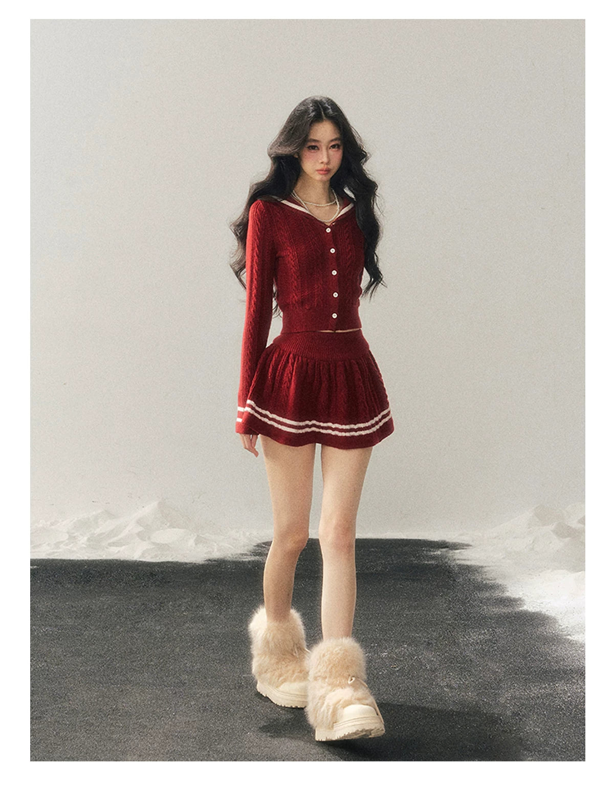 Whispering Evening Breeze Knit Set