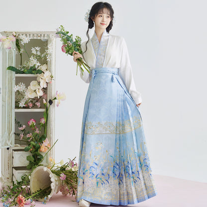 &quot;鸢尾&quot; Ming Dynasty Hanfu Set