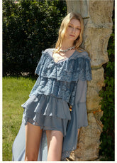 Ondine Chiffon Lace Set - CHINASQUAD