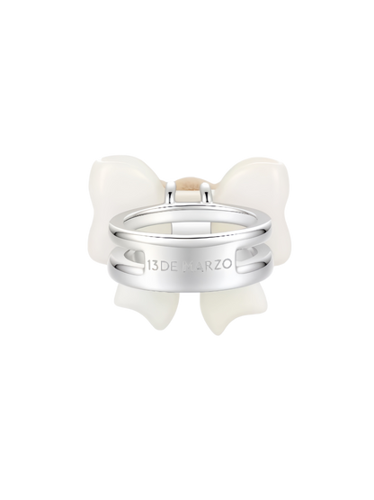 13DE MARZO Mini Bear Bow Ring – view 6