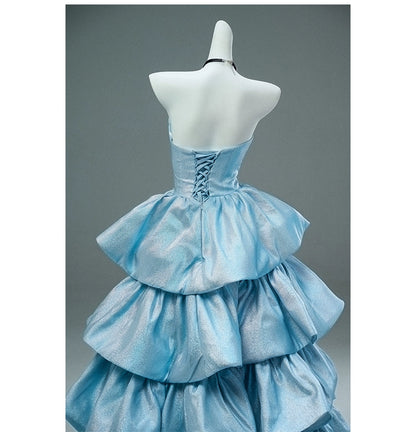 DXI Iridescent Cascade Couture Gown