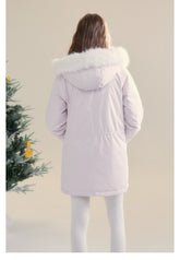 Dusty Purple Toggle Down Jacket - CHINASQUAD