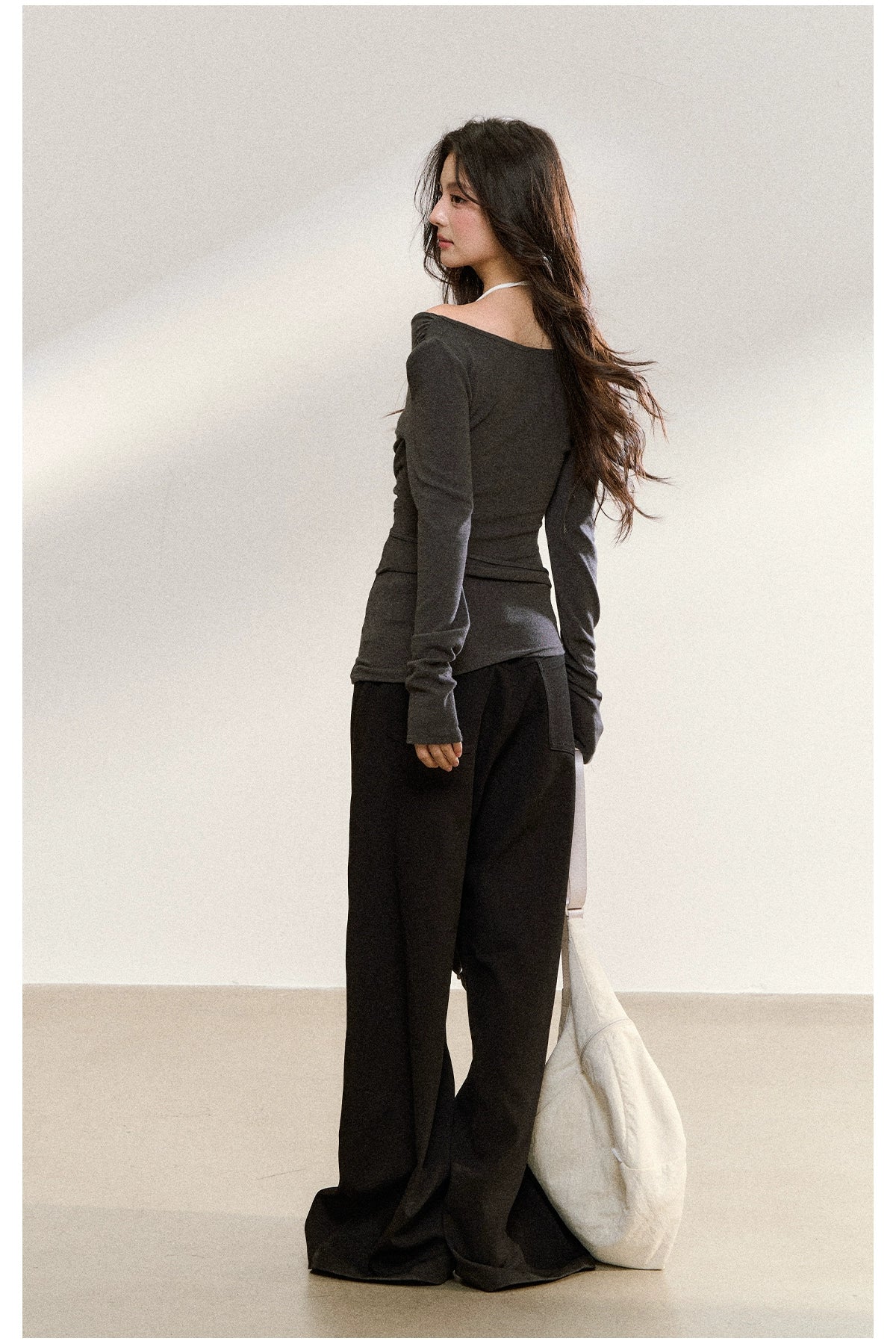 Cross Off-Shoulder Layered Blouse - CHINASQUAD