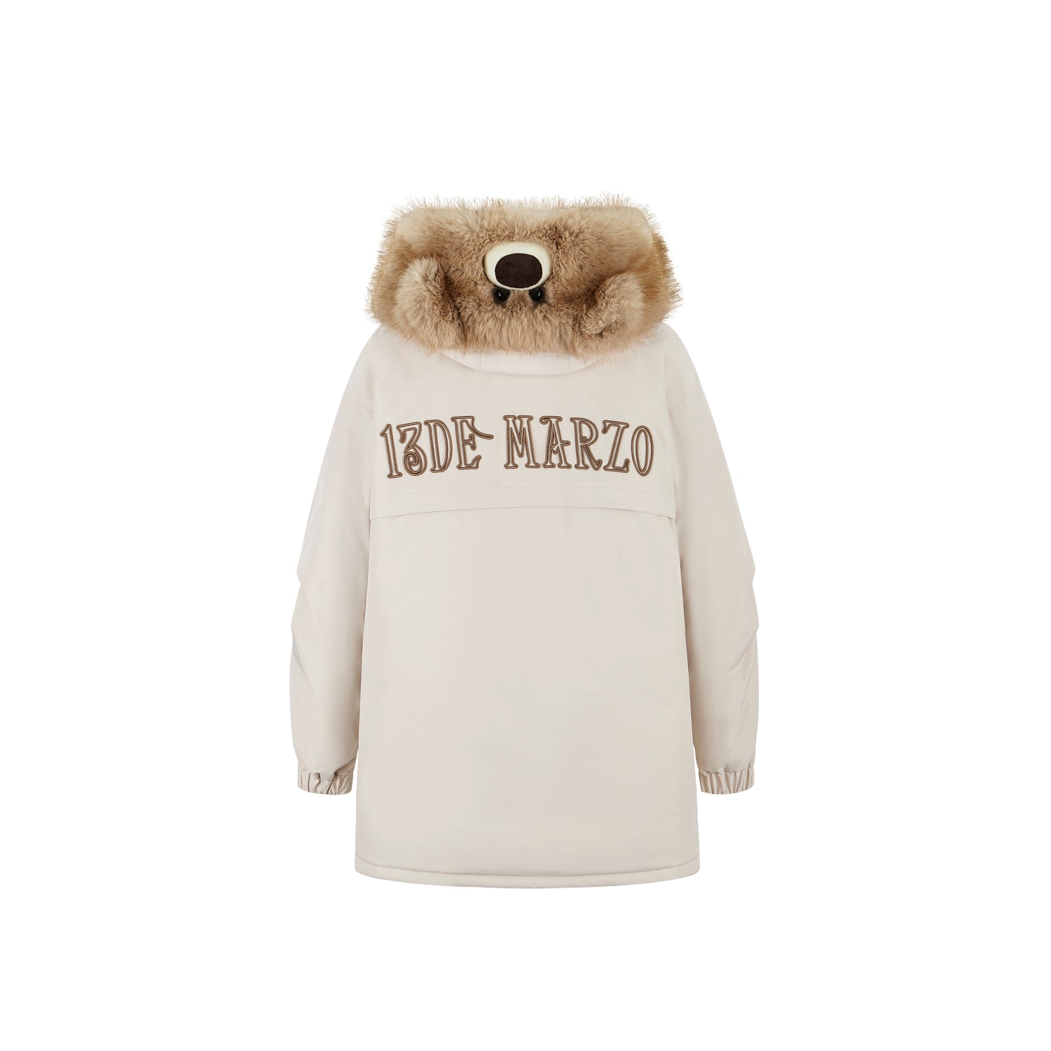 Faux Fur Collar Parka Down Coat