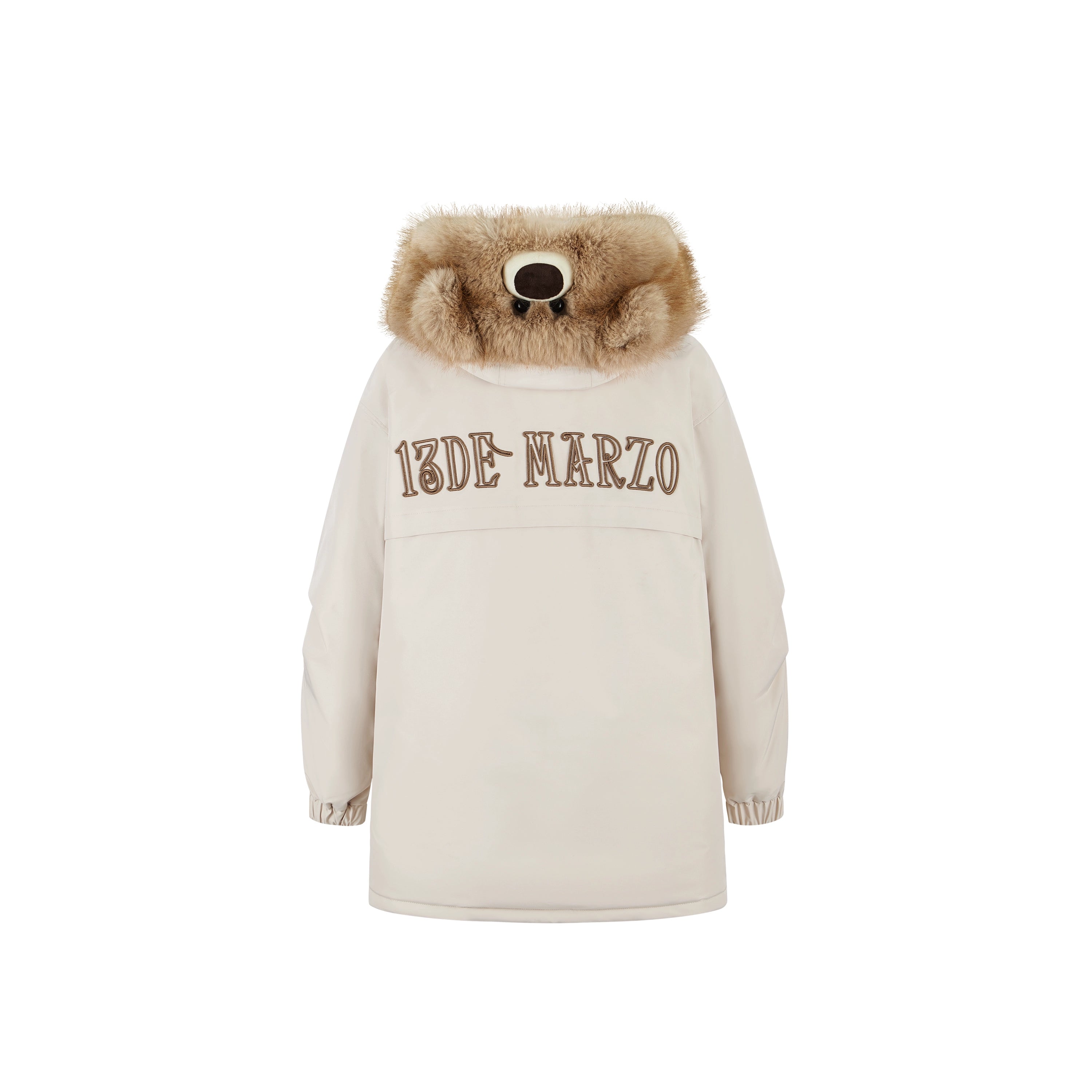 Faux Fur Collar Parka Down Coat