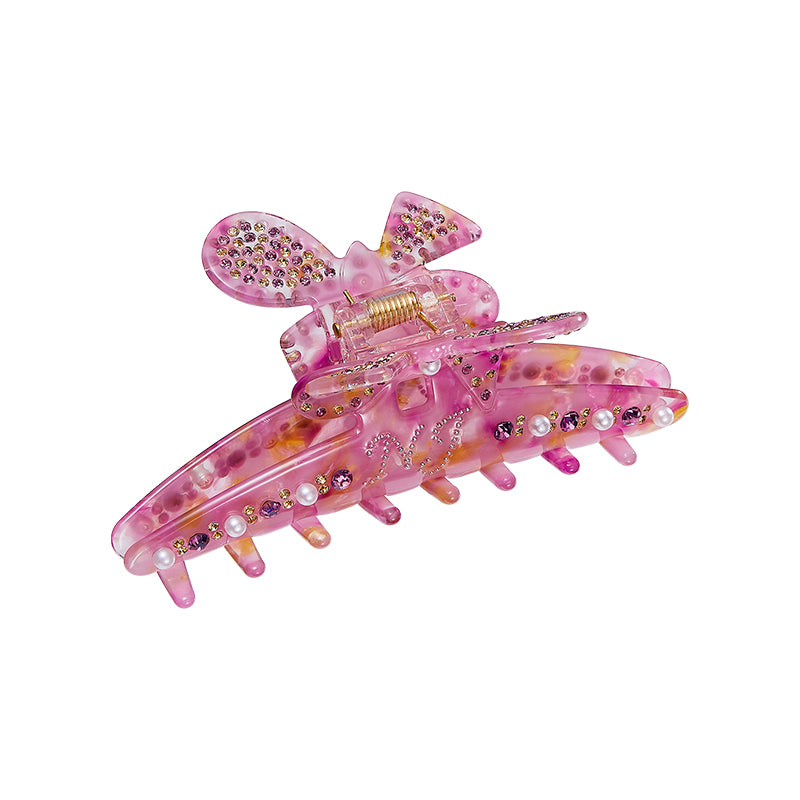 Lola Butterly Crystal Claw Clip - CHINASQUAD