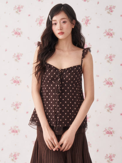 Leopard Print Vintage Vacation Camisole