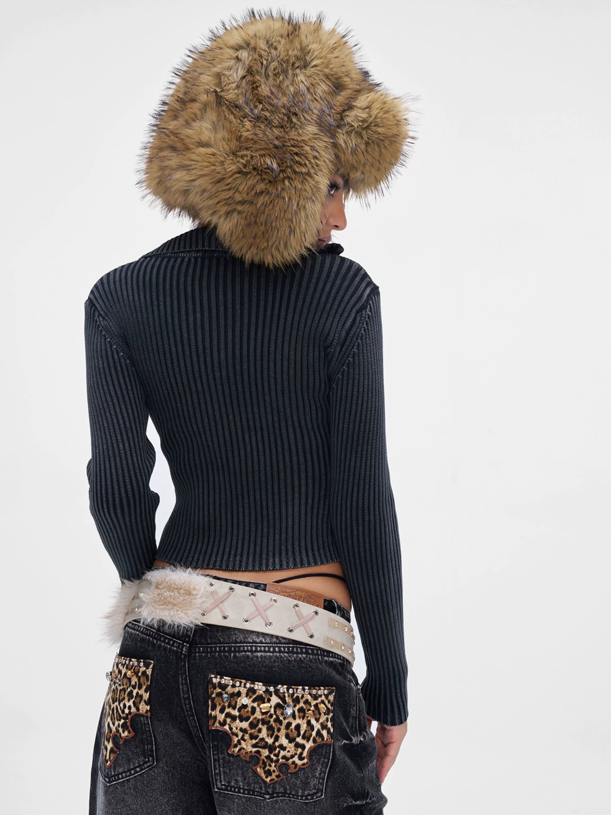 Fur Ushanka Ear-Flap Winter Hat