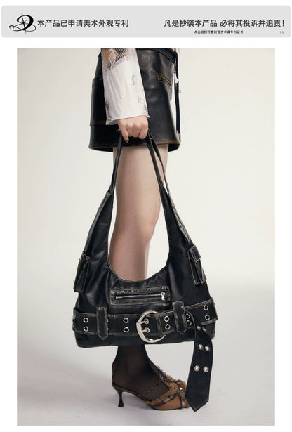 Functional Retro Shoulder Bag