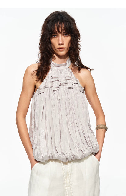 Handwoven Halter Bubble Tank