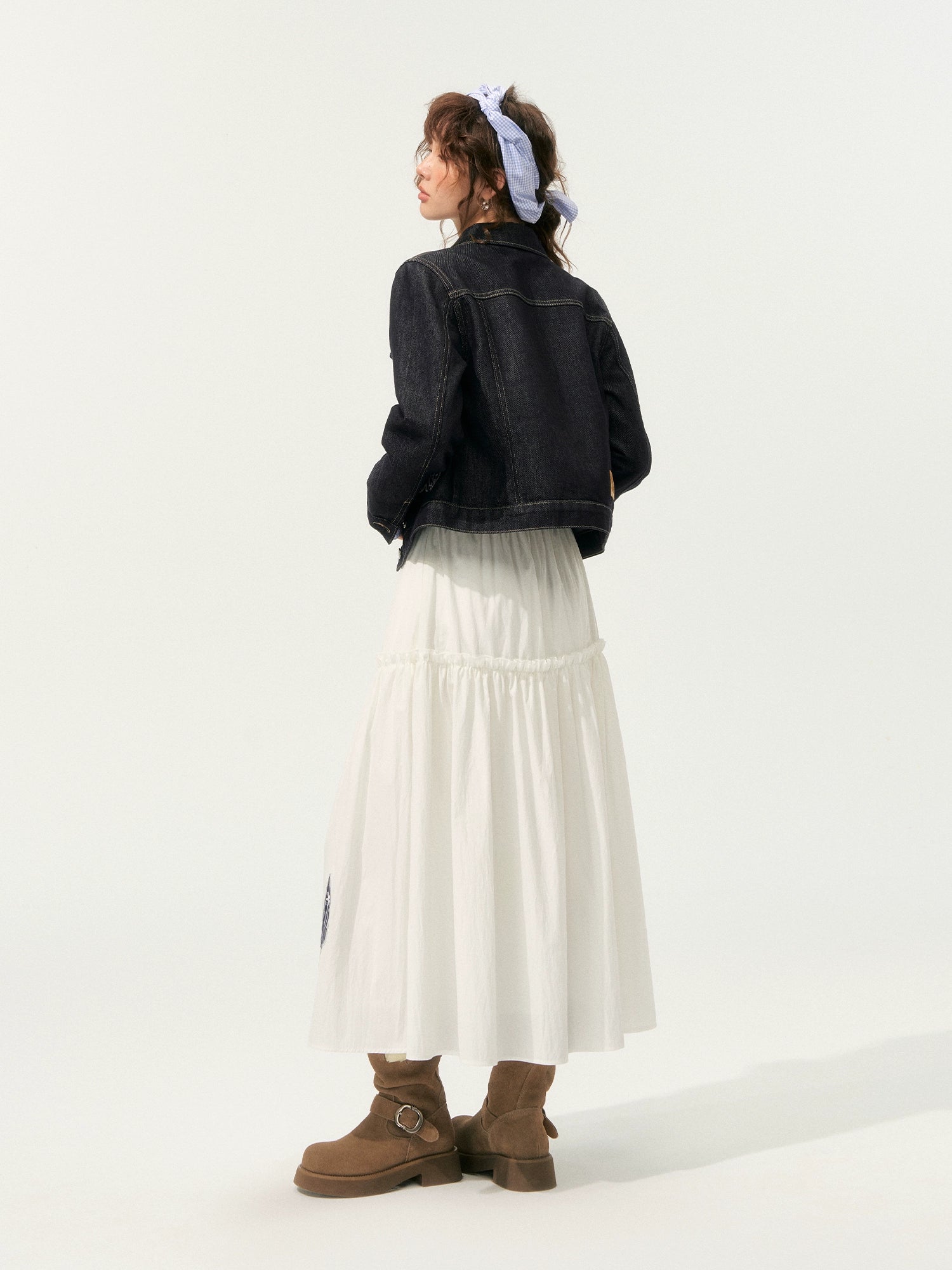 Embroidery Retro Denim Jacket