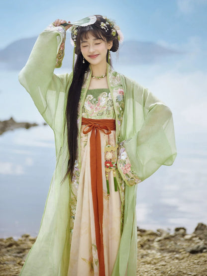 &quot;咫尺盛夏&quot; Tang-style Hanfu Set