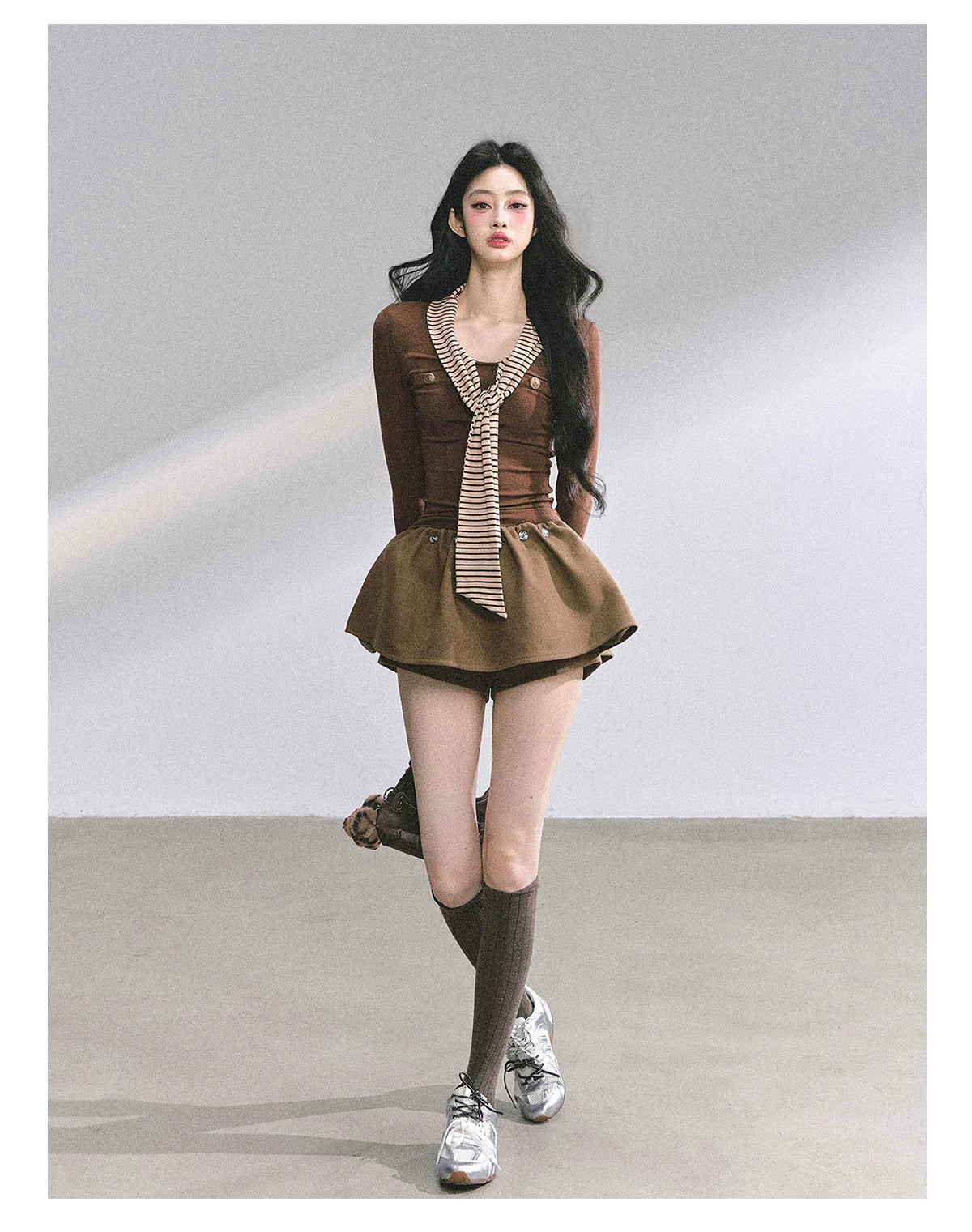 Striped Long-Sleeve Slim-Fit T-Shirt