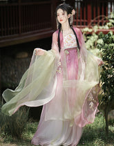 "桃花神"Tang-Dynasty Hanfu Set - CHINASQUAD