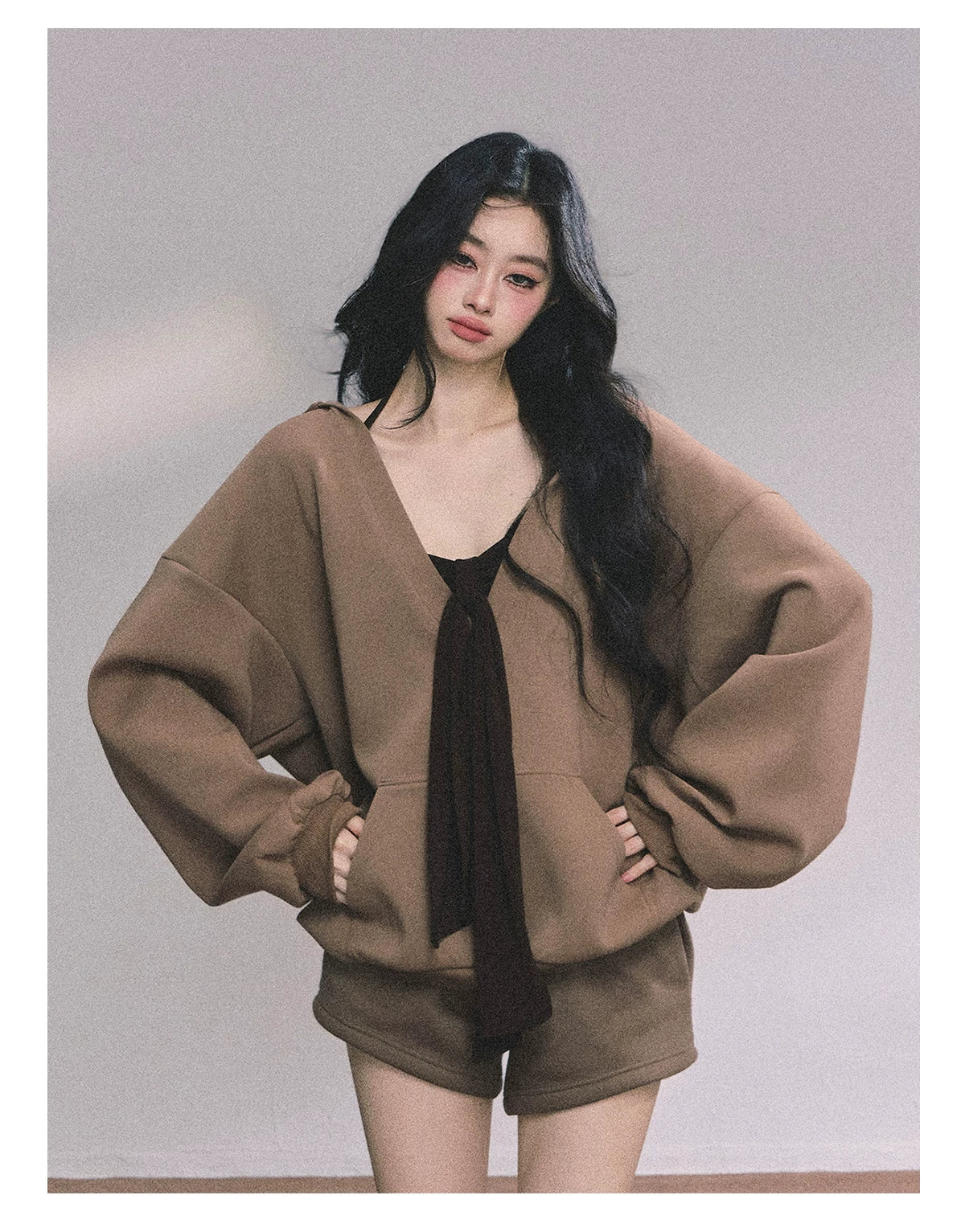 Autumn Leaves Hoodie Three-Piece Set