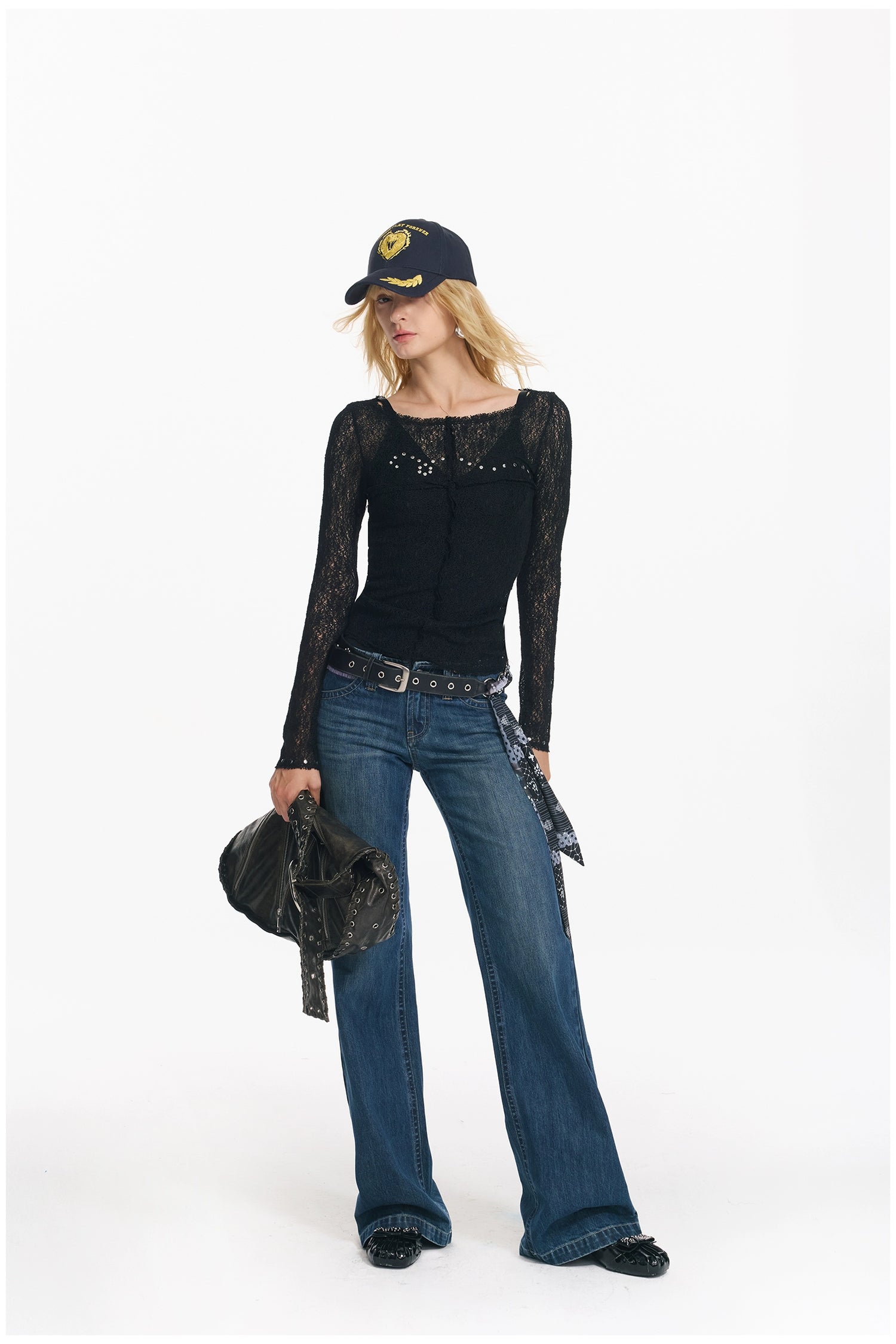 Sequin Punk Mesh Cardigan