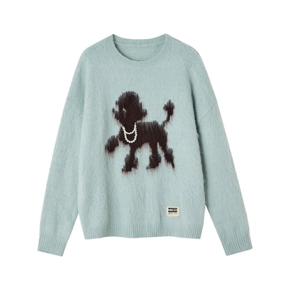 Playful Puppy Crewneck Sweater