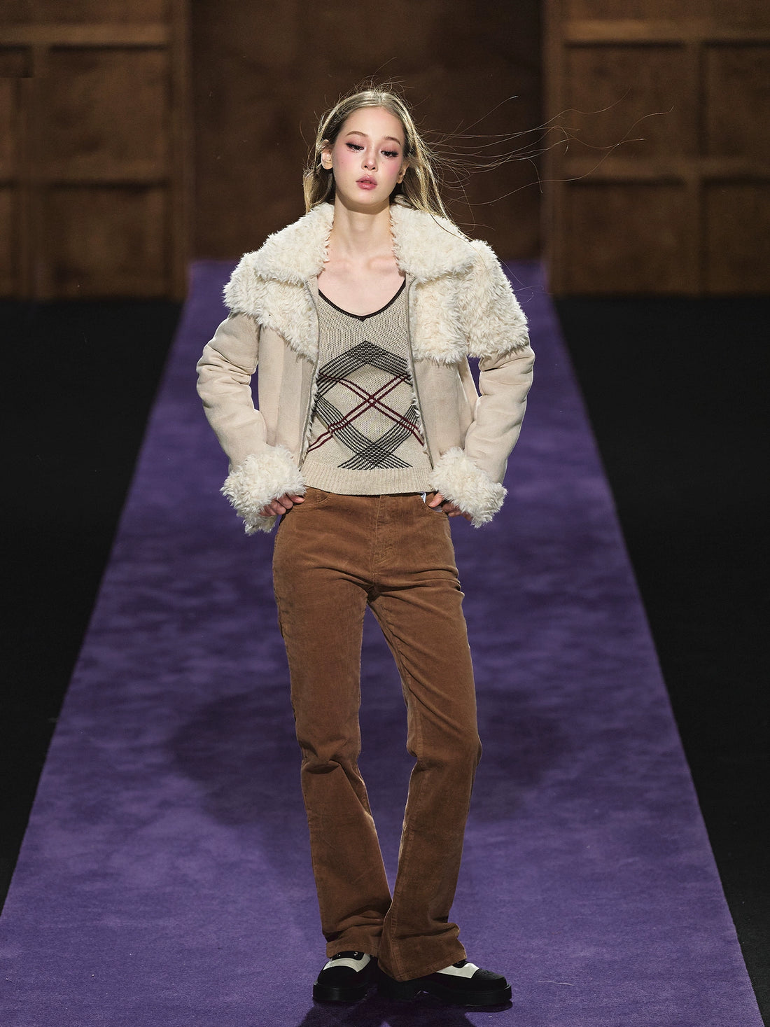 Vintage Corduroy Straight-Leg Pants