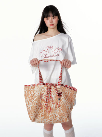 Crystal-Embellished Reversible Large Tote Bag