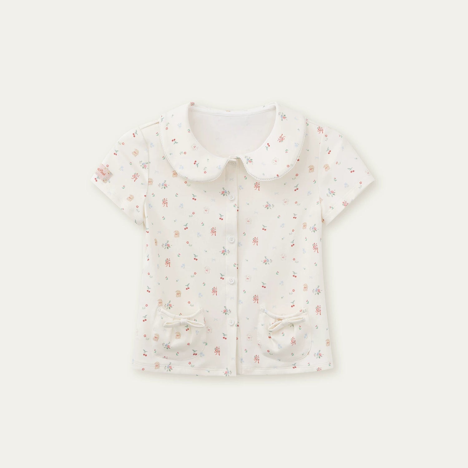 Summer Soliloquy Doll Collar Short Sleeve Tee