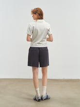 Striped Lace Short-Sleeve Polo Neck T-Shirt - CHINASQUAD