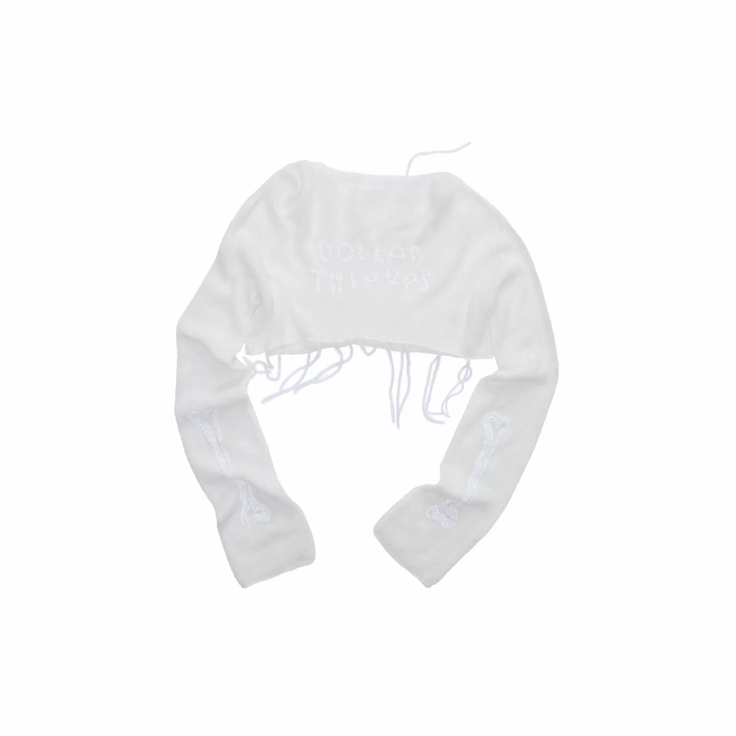 Mohair Sequin Sheer Knit Base Layer