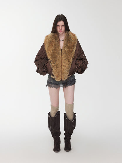 Pointed-Toe Studded Tassel Martin Boots