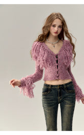 Fringe Knit Sweater - CHINASQUAD