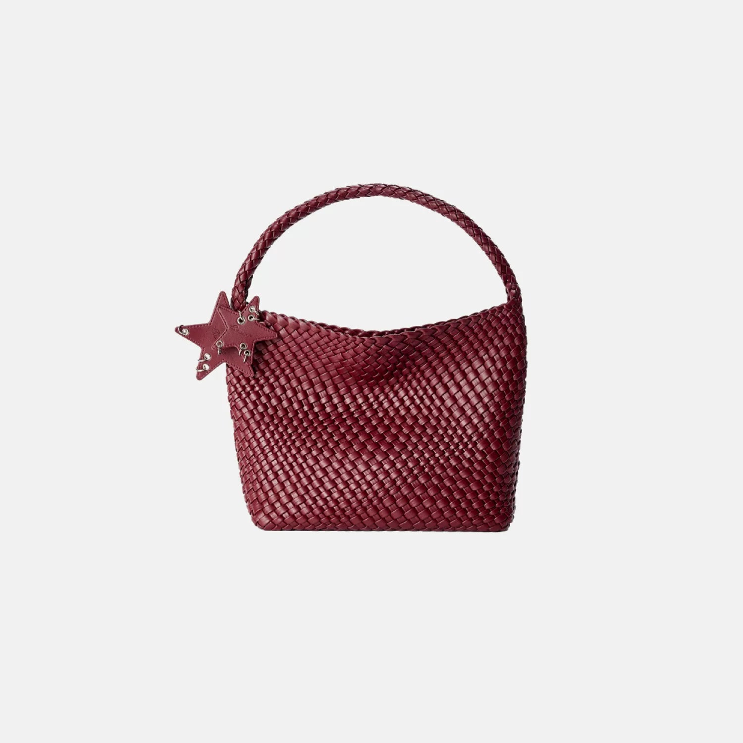 Medium Woven Tote Shoulder Bag ECODAY