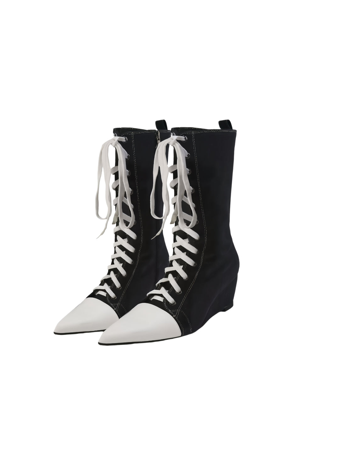 24ANS Canvas Pointed Toe Boots – view 2