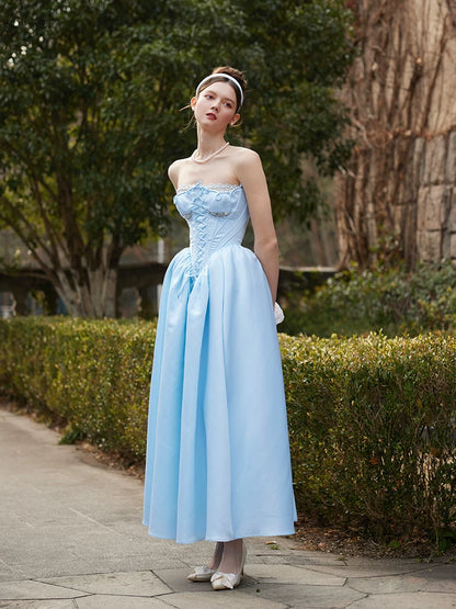 Cinderella Princess Satin Corset Gown