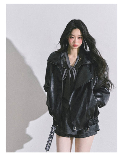 Minimal Korean V-Neck Long-Sleeve T-Shirt