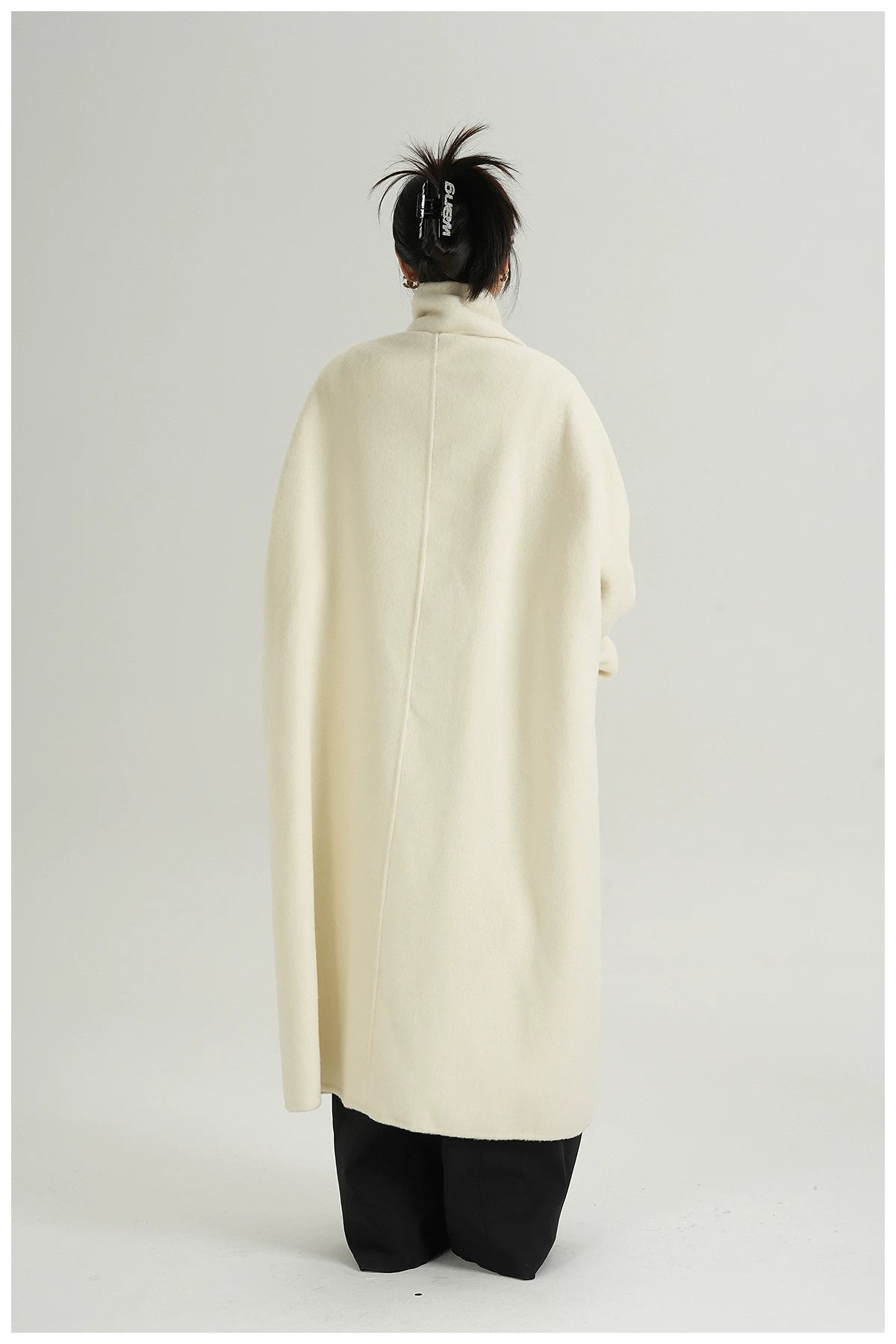 Oversized Double-Faced Wool Long Coat